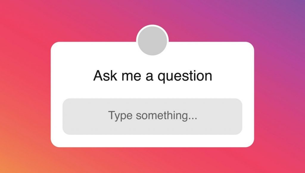 Instgram Questions Sticker