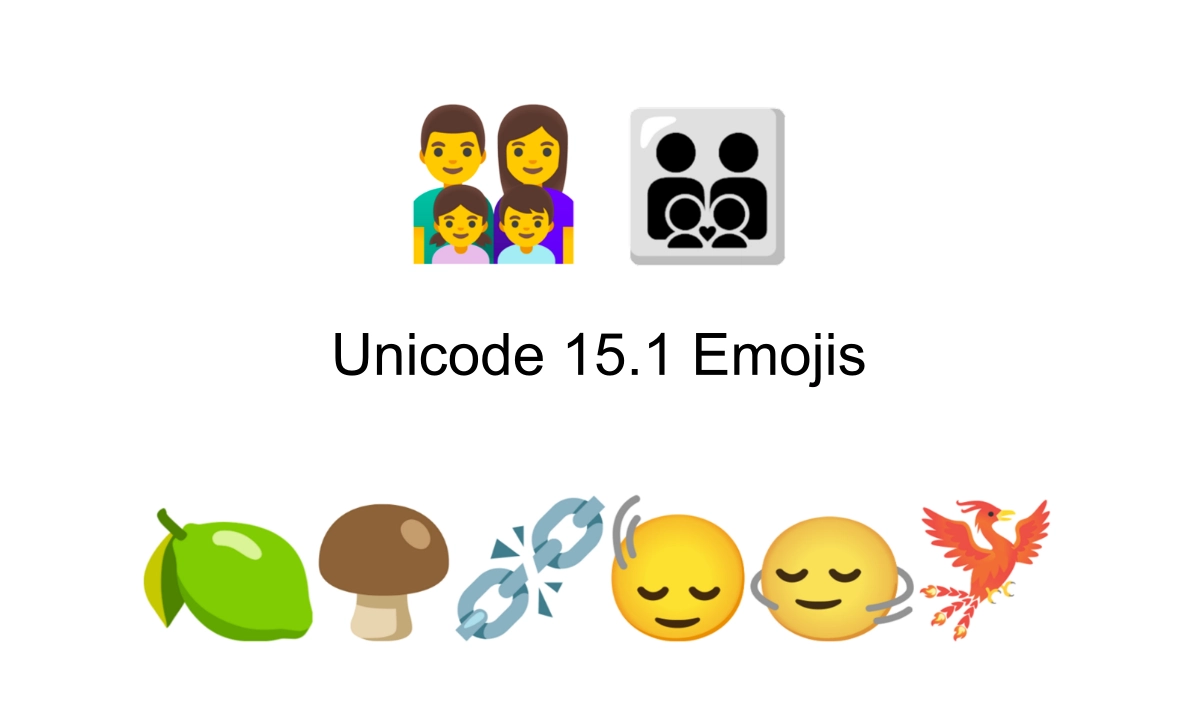 Unicode 15.1 Emojis